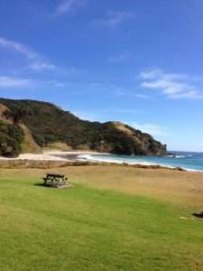 Where we ate lunch. This is the Pacific. Drive 10 more minutes and you're at Cape Reinga.